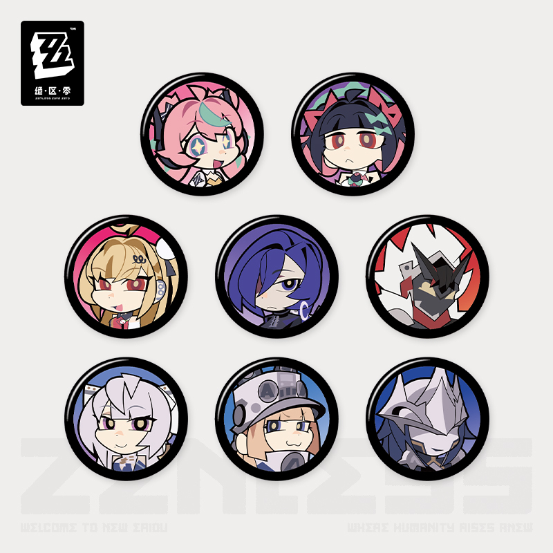 【Pre-Order】Zenless Zero Zone - Agent Avatar Mini Badge Vol. 7