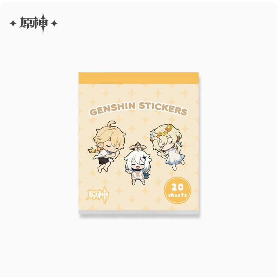 Genshin Impact Chibi Sticker Book - Paimon’s Paintings