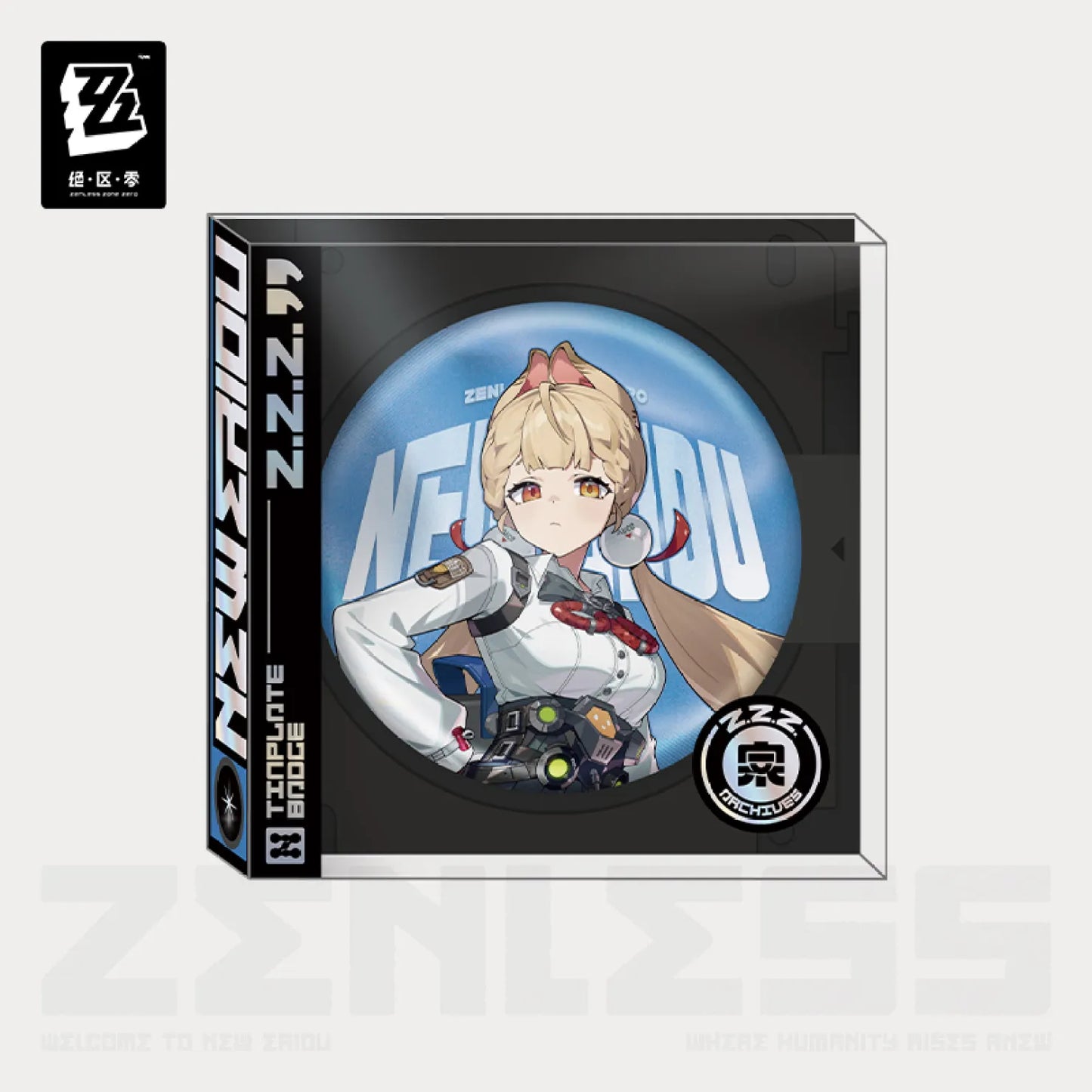 【Pre-Order】Zenless Zone Zero - Standing Design Series Tinplate Badge: Spook Shack