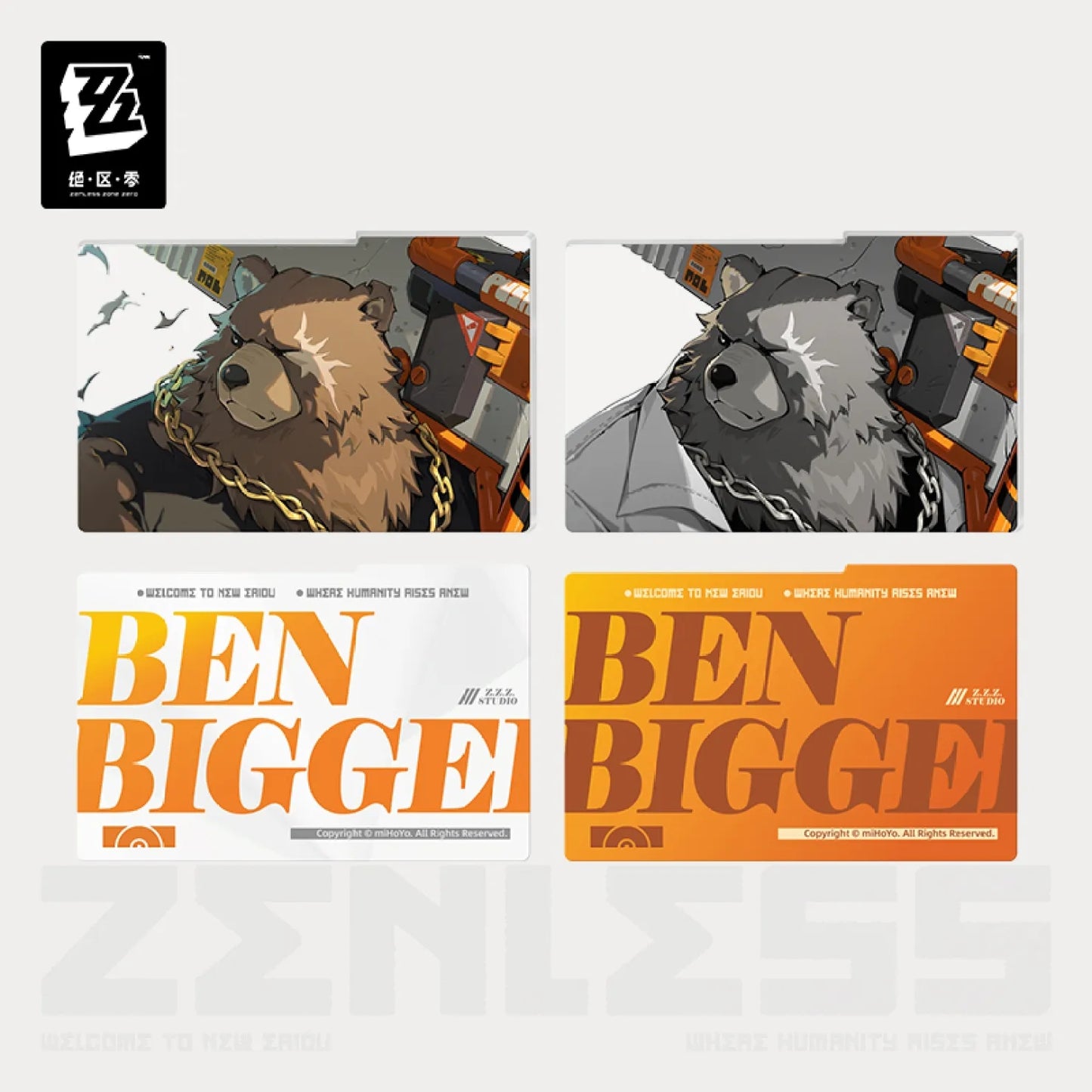【Pre-Order】Zenless Zone Zero - Mindscape Cinema Layered Acrylic Block : Belobog Heavy Industries