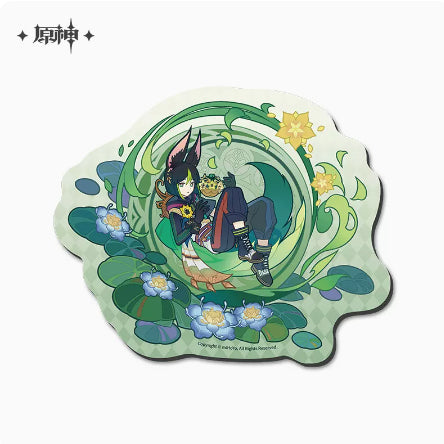Genshin Impact Windblume's Breath Theme Die-Cut Mouse Pad