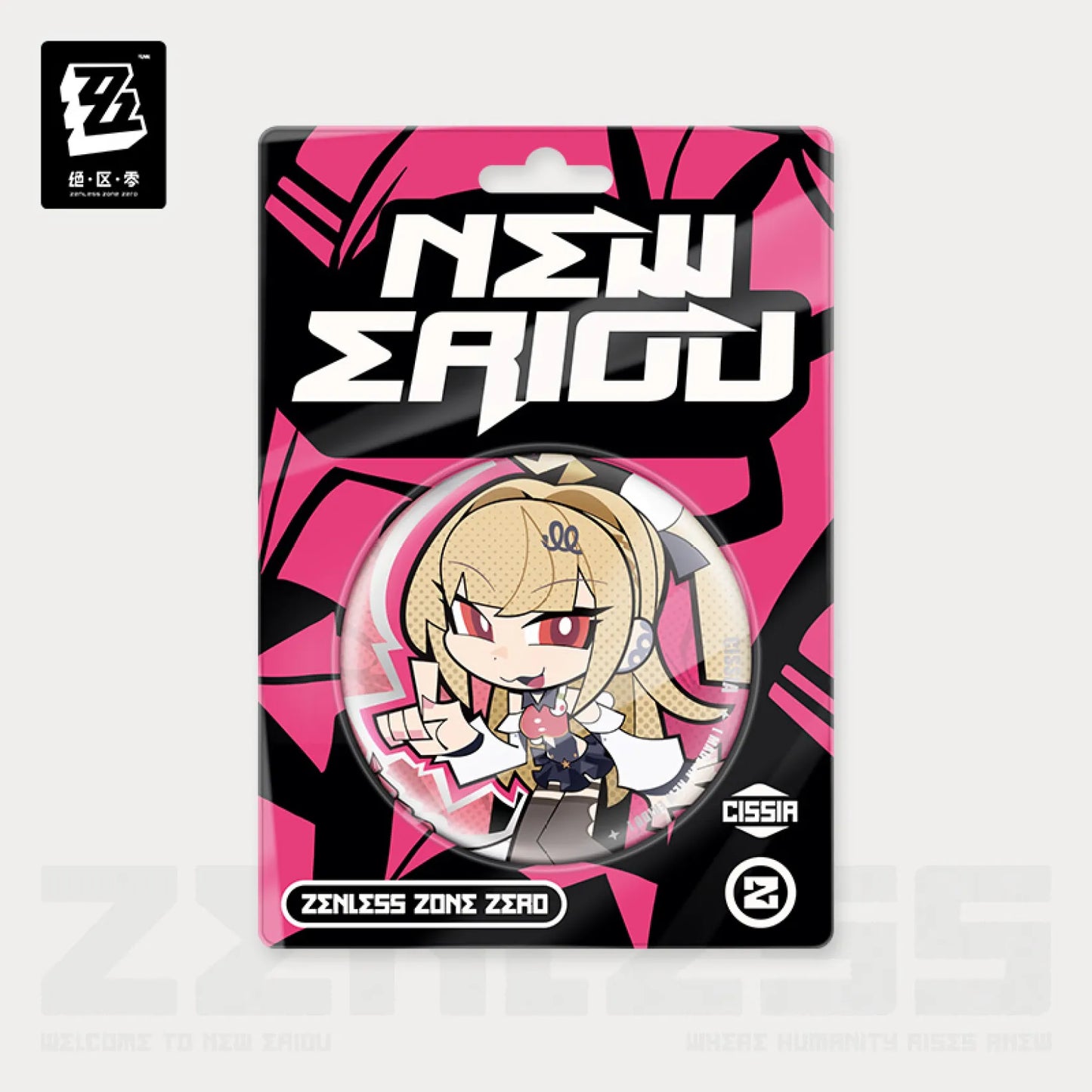 【Pre-Order】Zenless Zone Zero - New Eridu Series Chibi Badge: Metropolitan Order Division