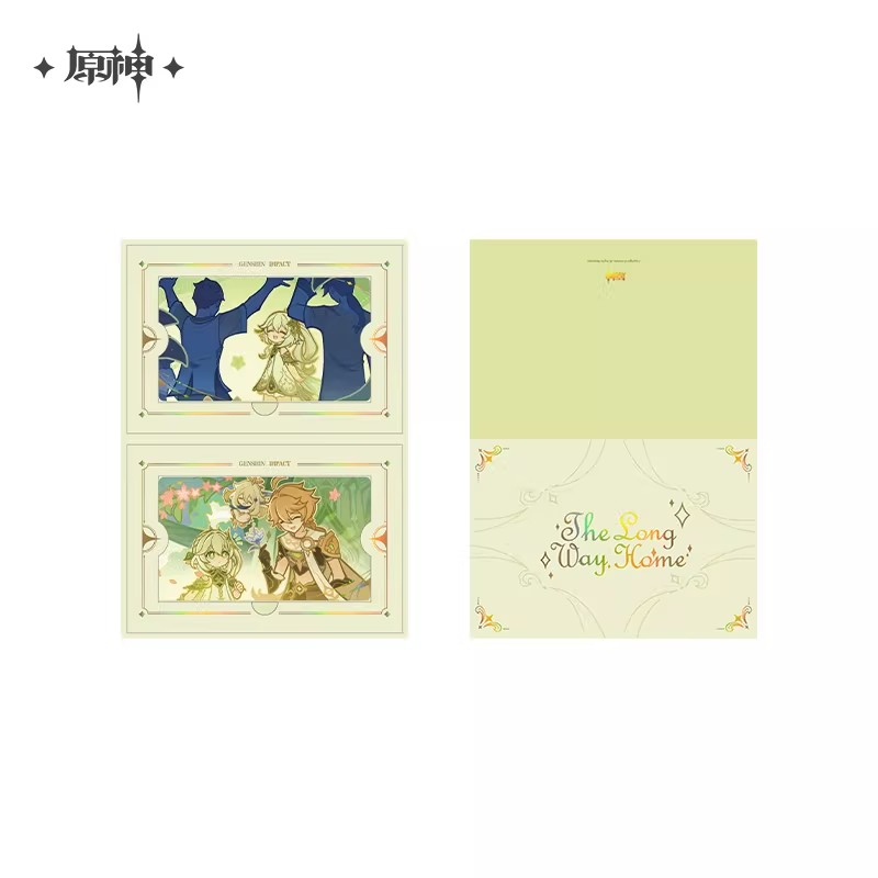 【Pre-Order】Genshin Impact - The Long Way Home Snapshot Series Badge & Collectable Card Set