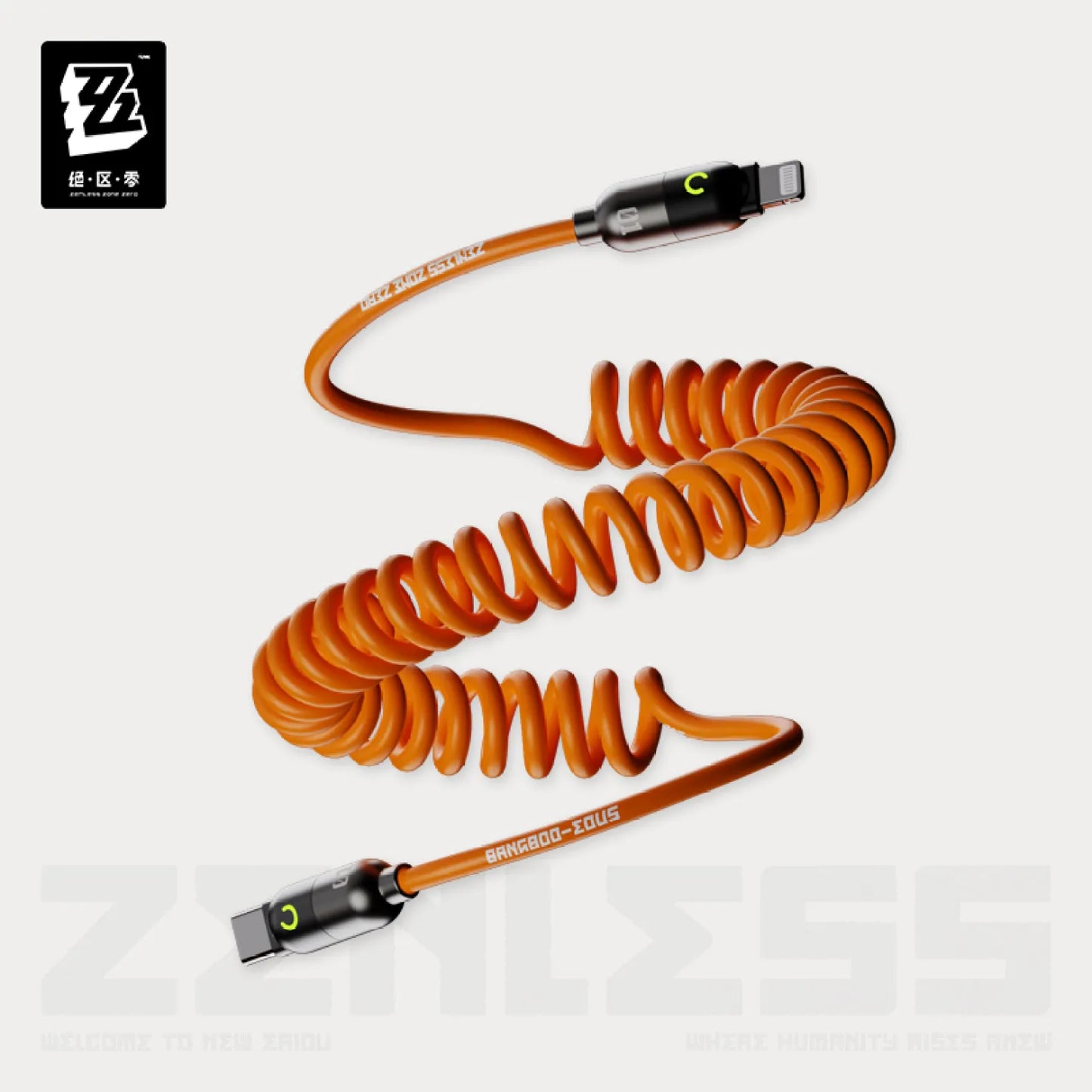 【Pre-Order】Zenless Zone Zero - Rapid Power Series: Coiled Fast Charging Data Cable
