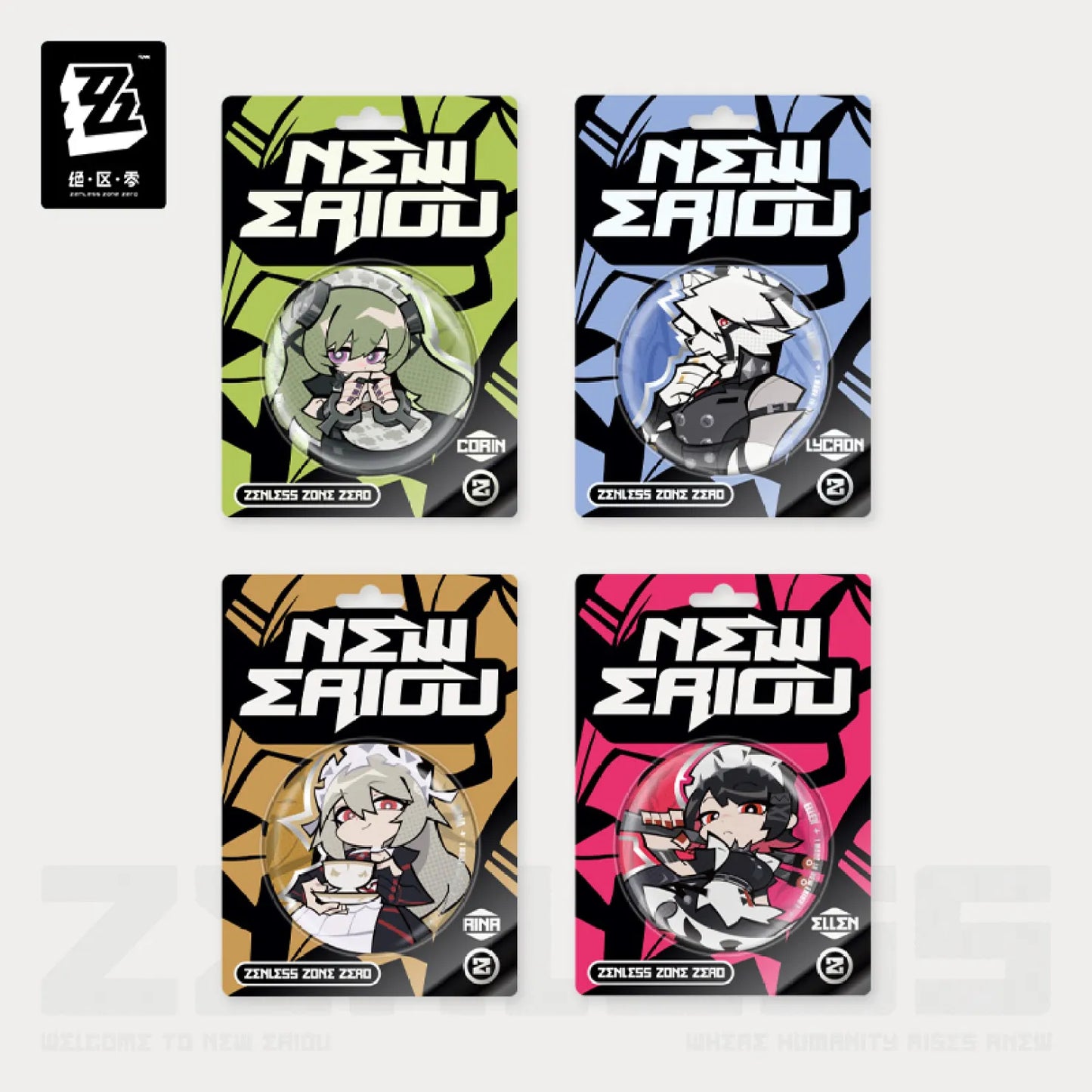 Zenless Zone Zero - New Eridu Series Chibi Badge: Victoria Housekeeping Co.