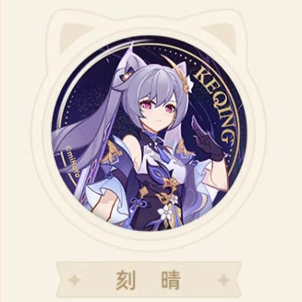 Genshin Impact Genius Invokation TCG Character Badges