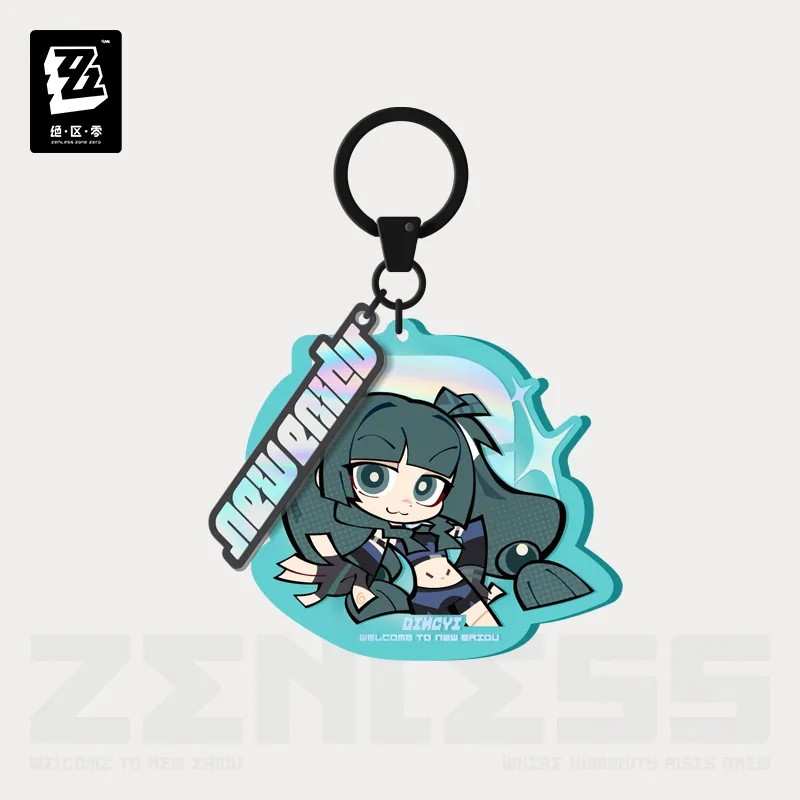 【Pre-Order】Zenless Zone Zero - New Eridu Series Chibi Acrylic Keychain: Criminal Investigation Special Response Team