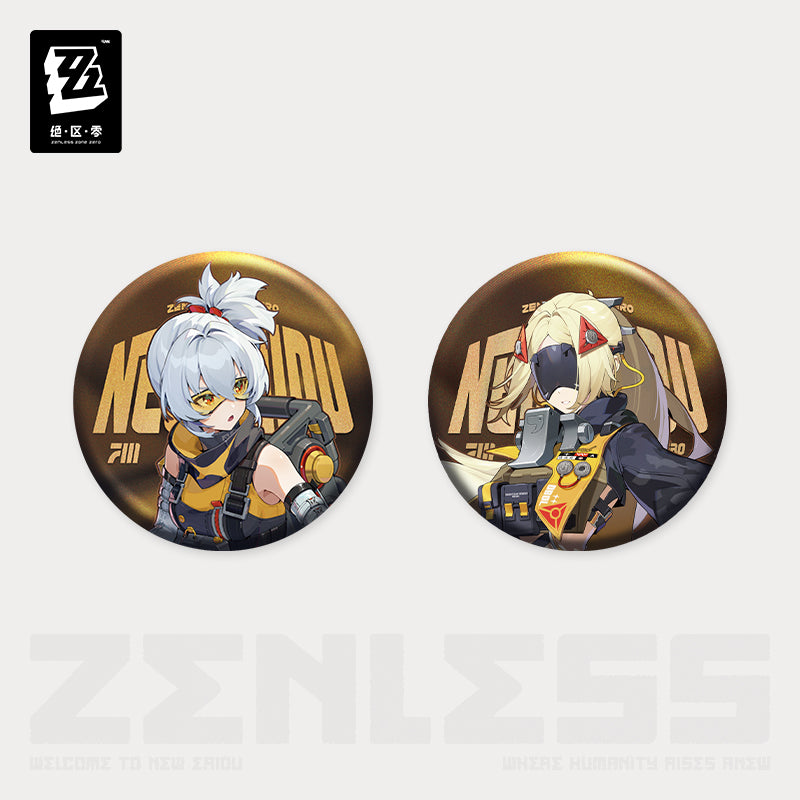 【Pre-Order】Zenless Zone Zero - Standing Design Series Tinplate Badge: Obol Squad