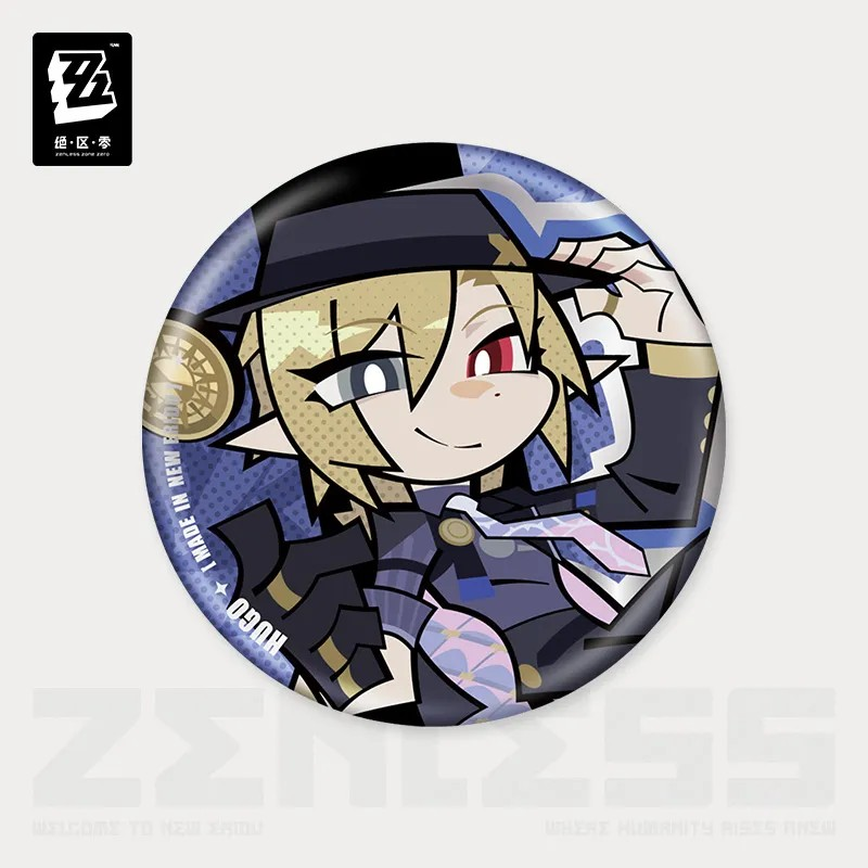 【Pre-Order】Zenless Zone Zero - New Eridu Series Chibi Tinplate Badge: Mockingbird