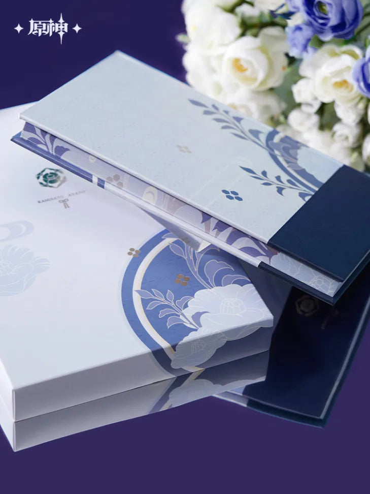 Genshin Impact - Kamisato Ayato Impression Notebook & Metal Bookmark Gift Set