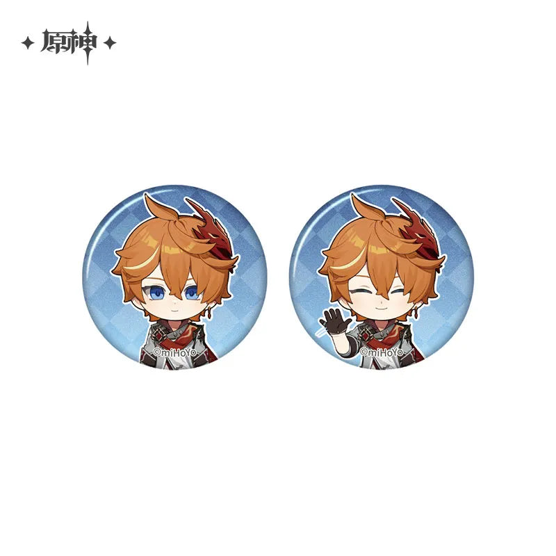 Genshin Impact - The Snapshot of a Jade-Covered Screen Series Mini Badges Set