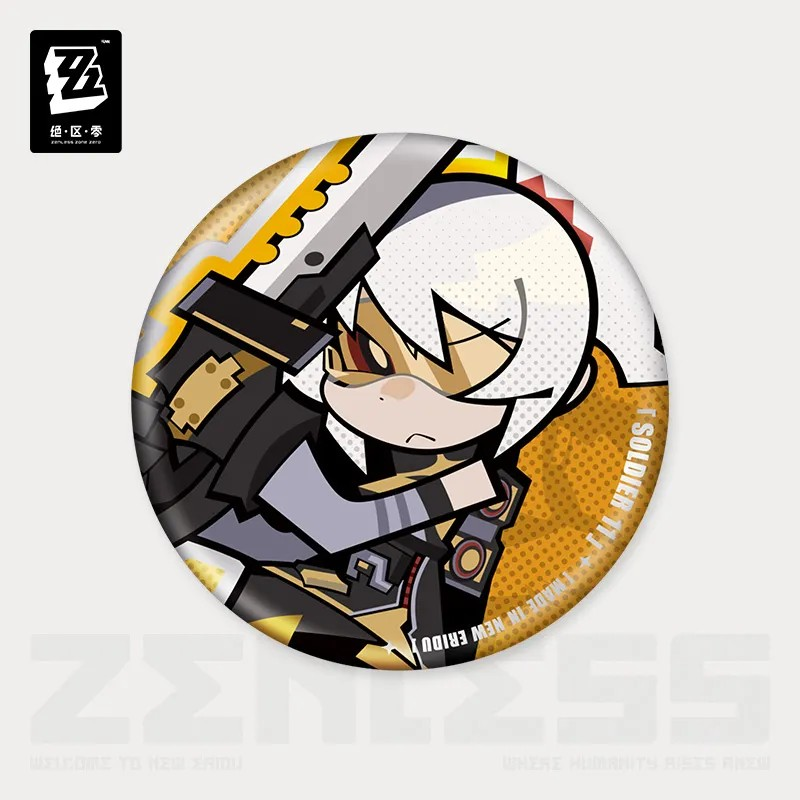 【Pre-Order】Zenless Zone Zero - New Eridu Series Chibi Tinplate Badge: Obol Squad