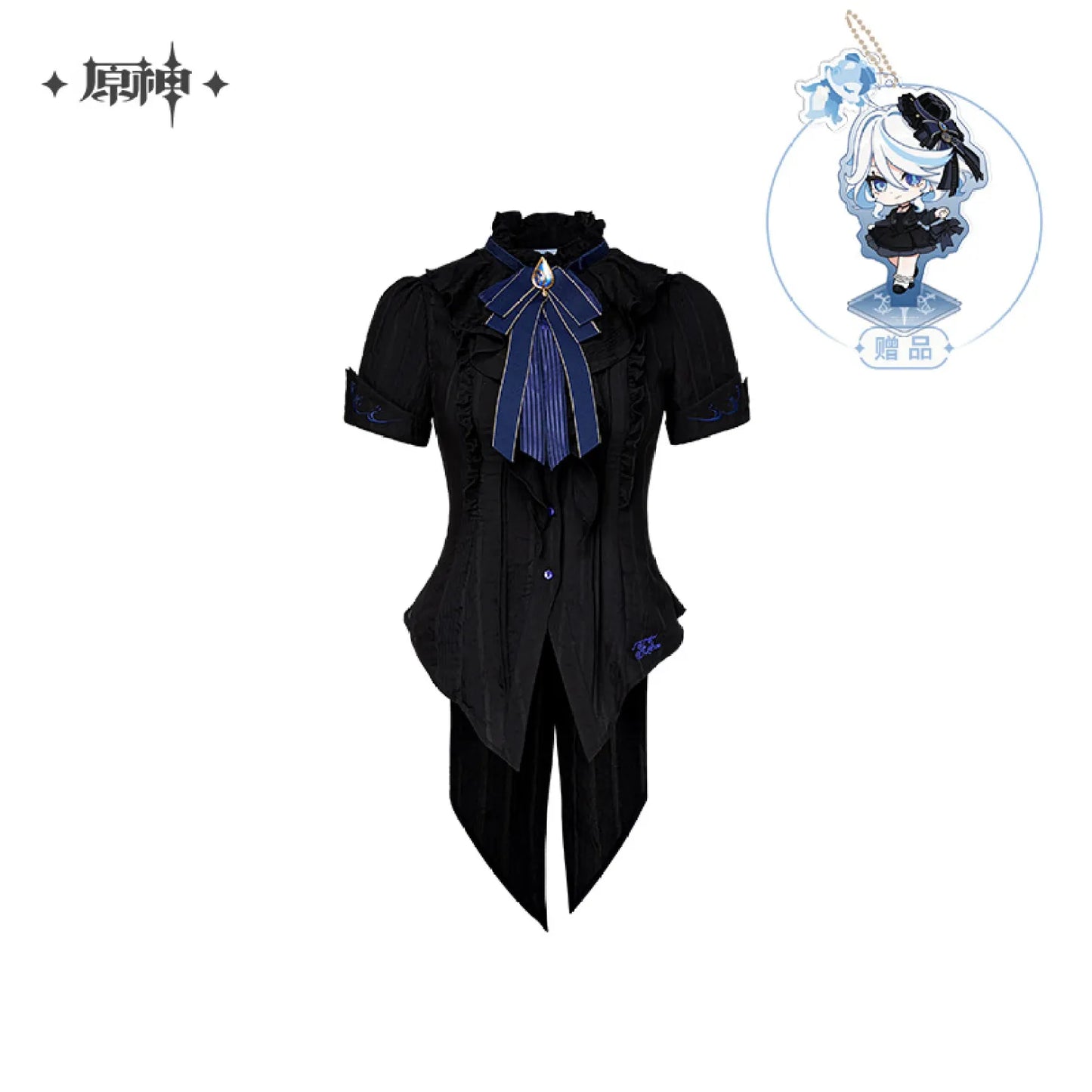 【Pre-Order】Genshin Impact - Furina Impression Series Short-Sleeve Waisted Blouse