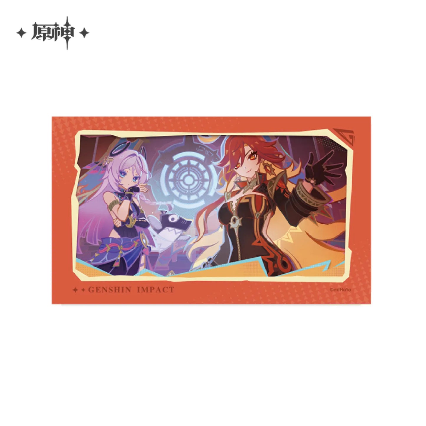 Genshin Impact-Preview Program Illustration Series Acrylic Photo Prop and Transparent Card