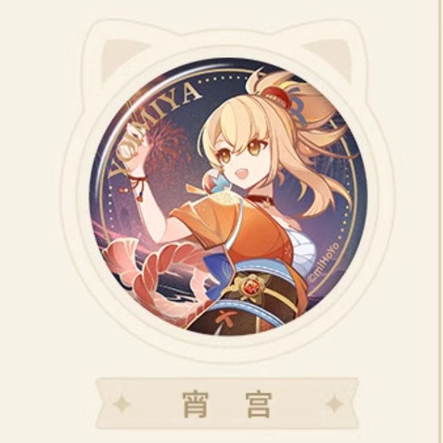 Genshin Impact Genius Invokation TCG Character Badges