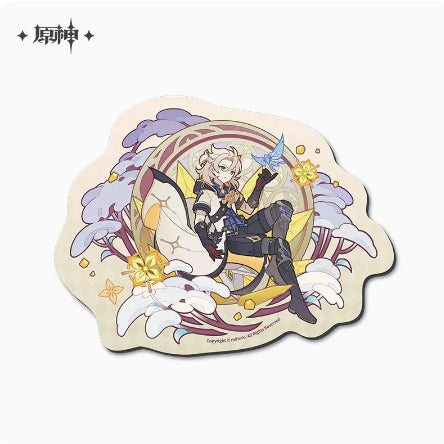 Genshin Impact Windblume's Breath Theme Die-Cut Mouse Pad