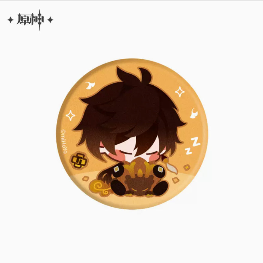 Genshin Impact Fabric Chibi Badge