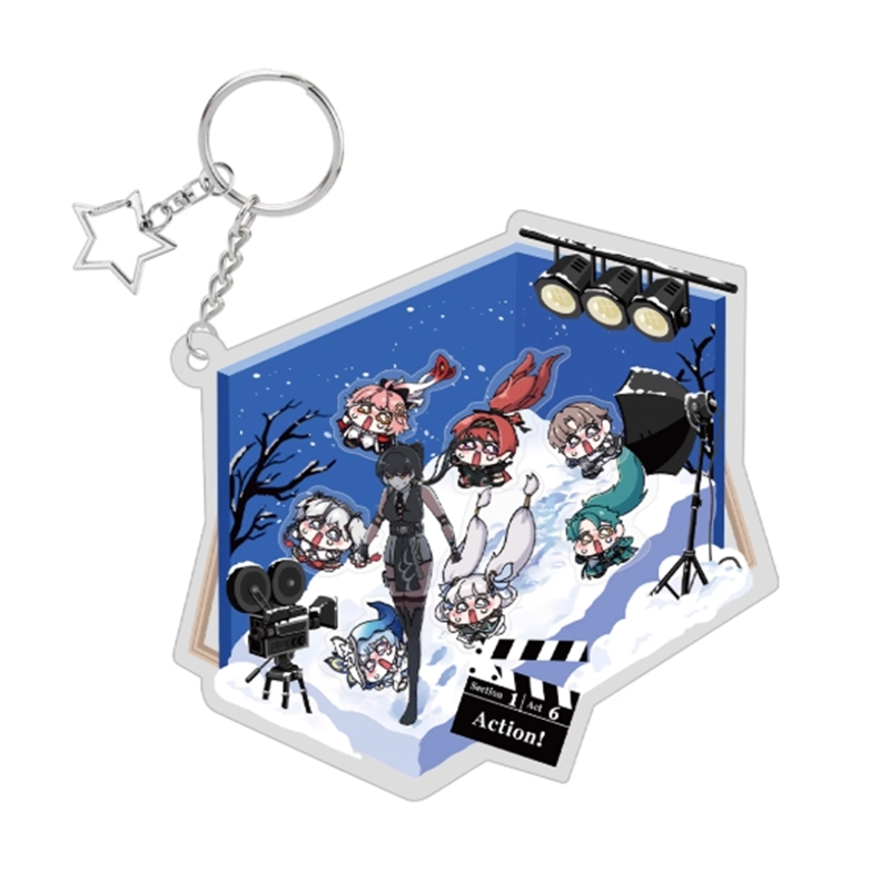 Wuthering Waves - Purr! Resonator Themed Studio Shakeable Acrylic Keychain