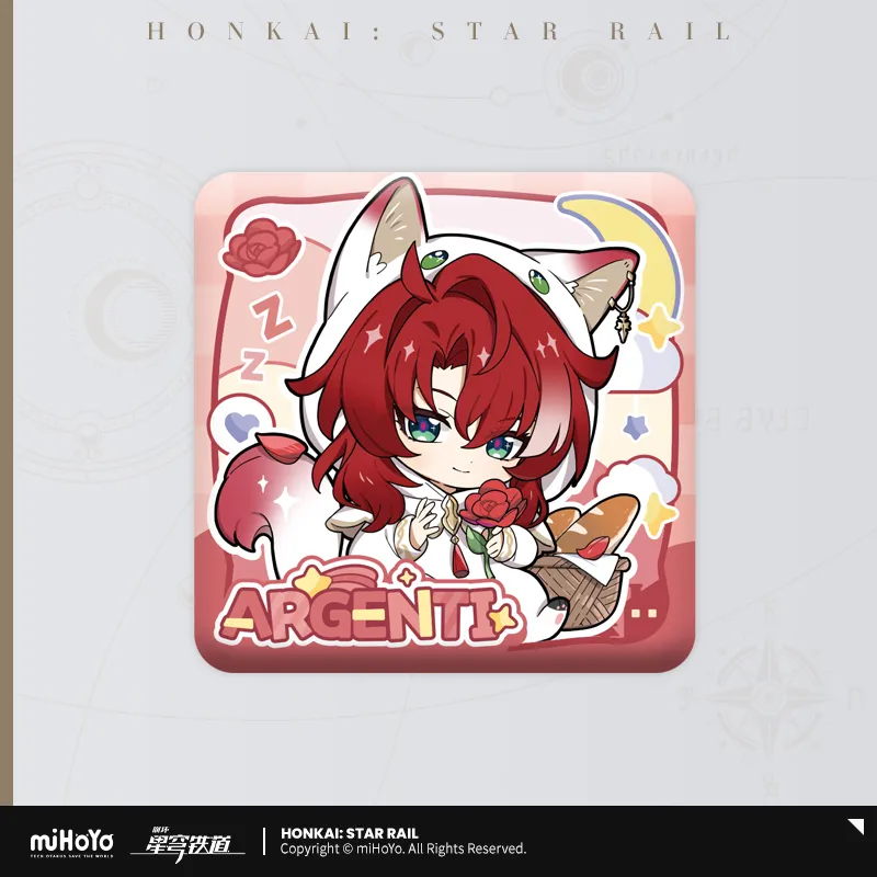 【Pre-Order】Honkai: Star Rail - Boys' Dormitory Series Chibi Character Square Badge