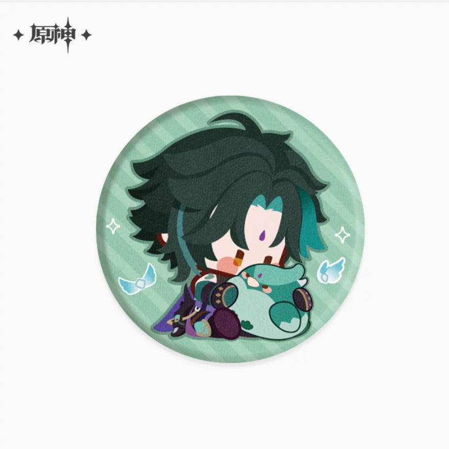Genshin Impact Fabric Chibi Badge