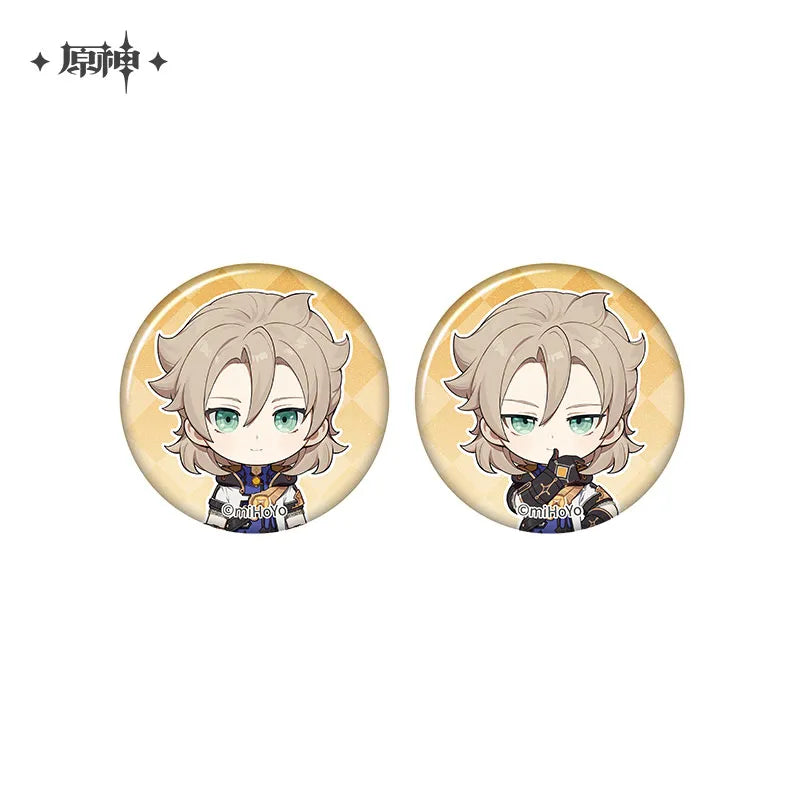 Genshin Impact - The Snapshot of a Jade-Covered Screen Series Mini Badges Set
