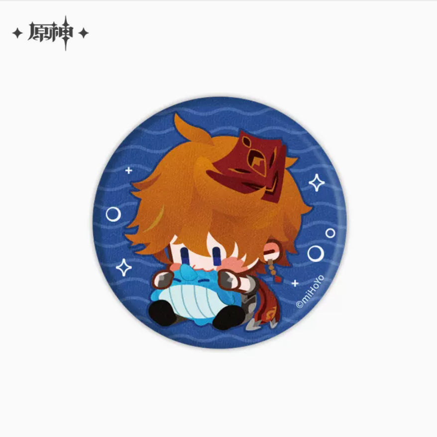 Genshin Impact Fabric Chibi Badge