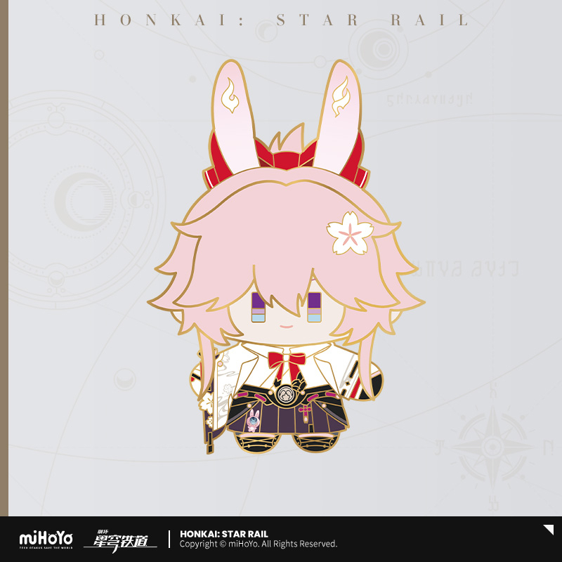 【Pre-Order】Honkai: Star Rail - Chibi Plushie Series Metal Badge