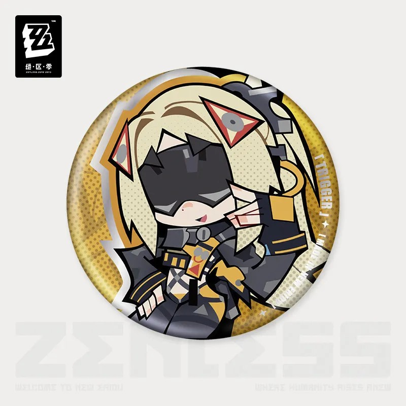 【Pre-Order】Zenless Zone Zero - New Eridu Series Chibi Tinplate Badge: Obol Squad