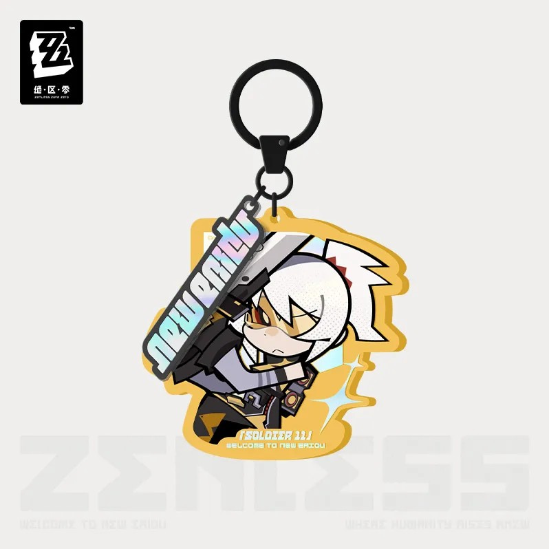 【Pre-Order】Zenless Zone Zero - New Eridu Series Chibi Acrylic Keychain: Obol Squad