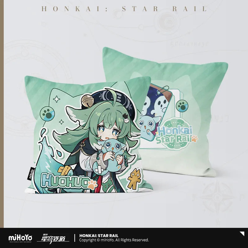 Honkai: Star Rail - Little Cat Series Collection Card Square pillow