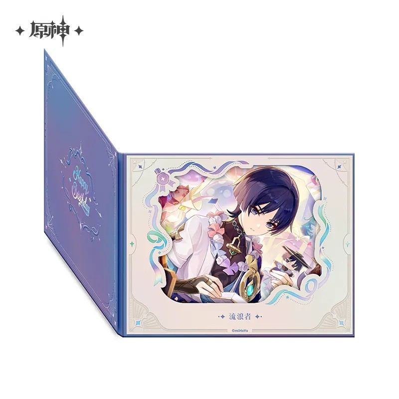 Genshin Impact - Day of Destiny Birthday Series Flip-Style Framed Shikishi 2025