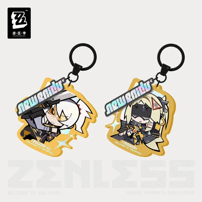 【Pre-Order】Zenless Zone Zero - New Eridu Series Chibi Acrylic Keychain: Obol Squad