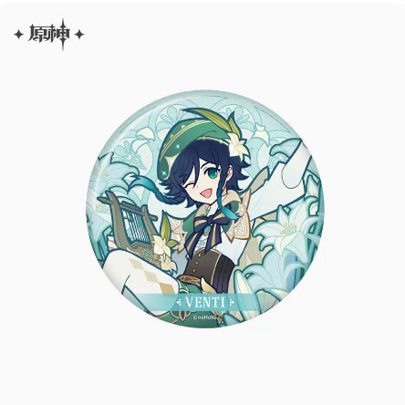 Genshin Impact Windblume's Breath Theme Badges