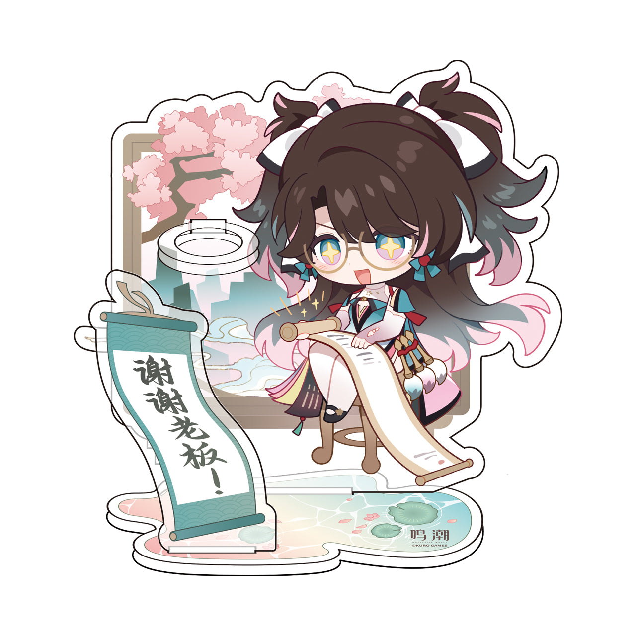Wuthering Waves - Resonator Themed Chibi Zhezhi Acrylic Pen Holder