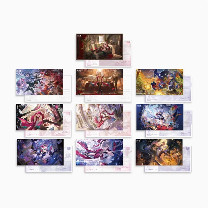Wuthering Waves - Resonator Themed Illustrated Postcard Set Ver.2