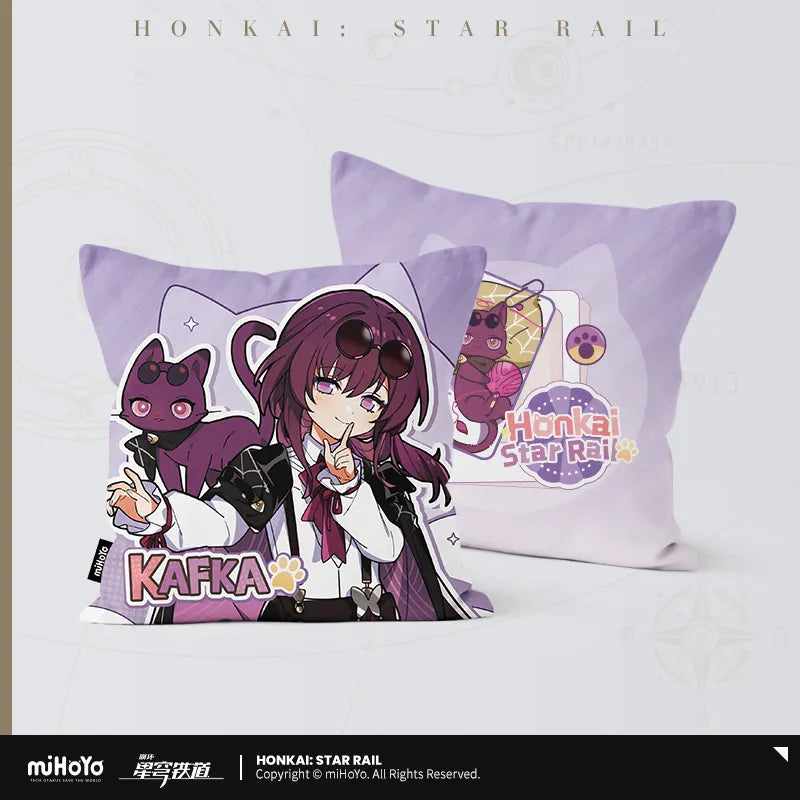 Honkai: Star Rail - Little Cat Series Collection Card Square pillow
