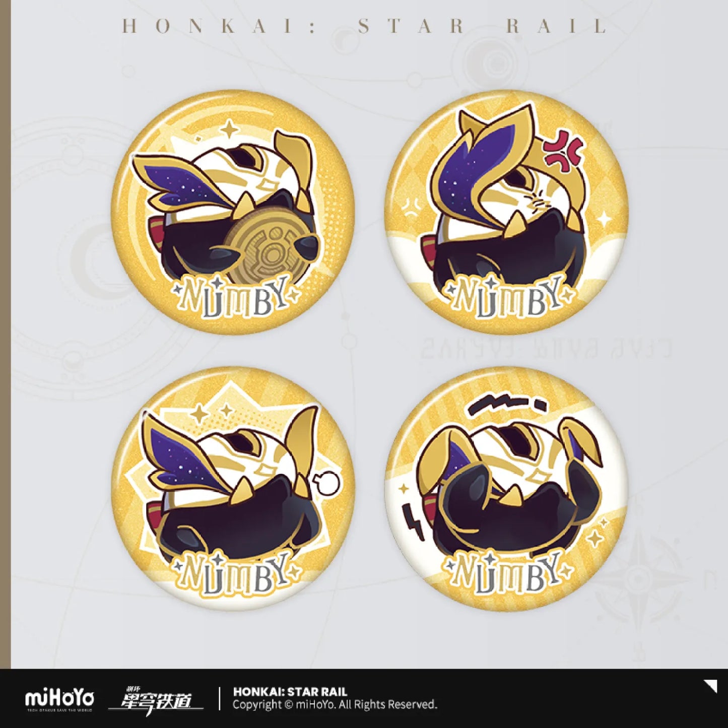 Honkai: Star Rail - Owlbert’s Reception Room Series Chibi Badge Set