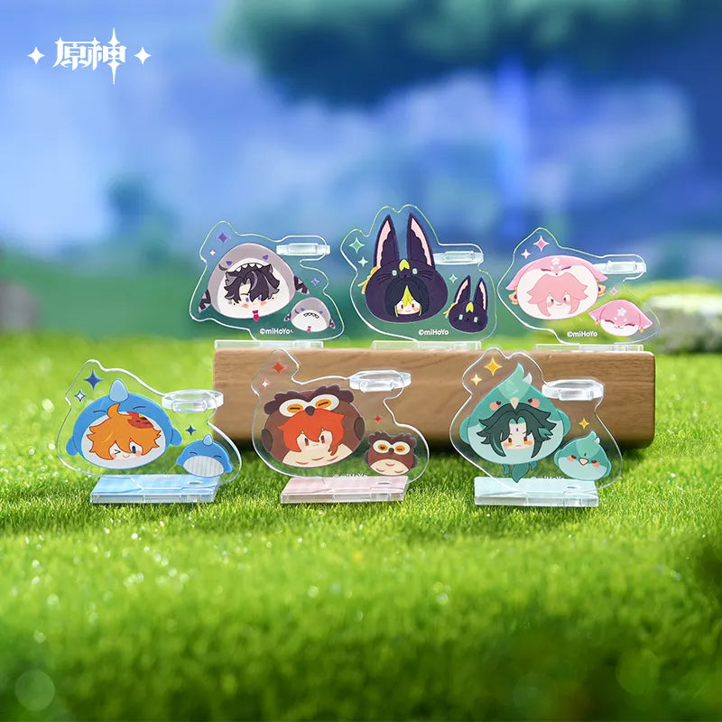 Genshin Impact - Teyvat Zoo Themed Acrylic Pen Holder
