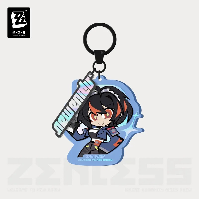 【Pre-Order】Zenless Zone Zero - New Eridu Series Chibi Acrylic Keychain: Criminal Investigation Special Response Team