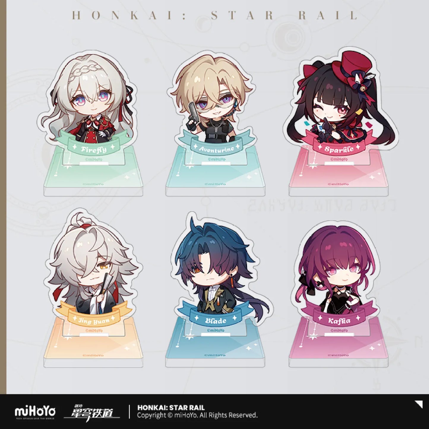 【Pre-Order】Honkai: Star Rail - Nameless Honor Series Acrylic Stamp Standee