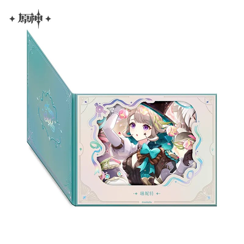 Genshin Impact - Day of Destiny Birthday Series Flip-Style Framed Shikishi 2025
