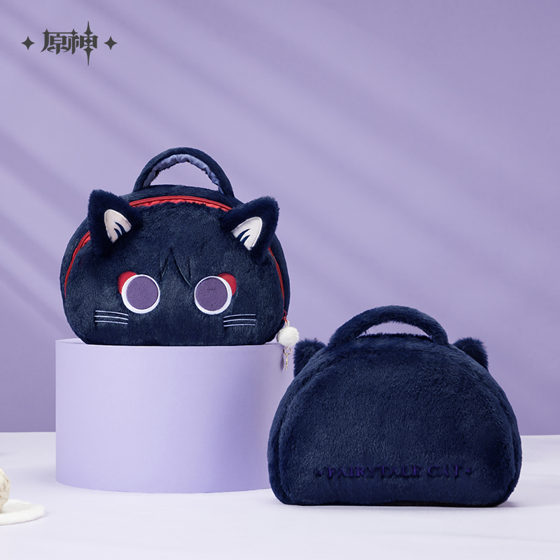 Genshin Impact Wanderer Meow Fairy Tale Cat Plush Purse