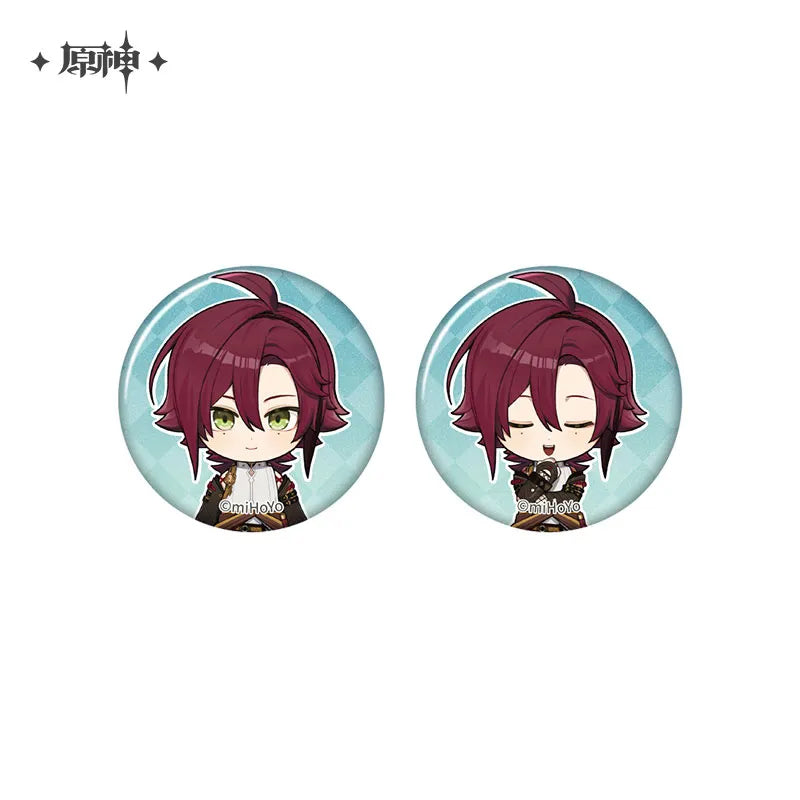 Genshin Impact - The Snapshot of a Jade-Covered Screen Series Mini Badges Set