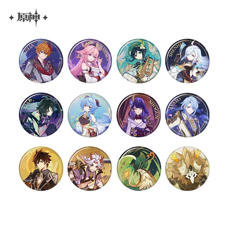 Genshin Impact Genius Invokation TCG Character Badges