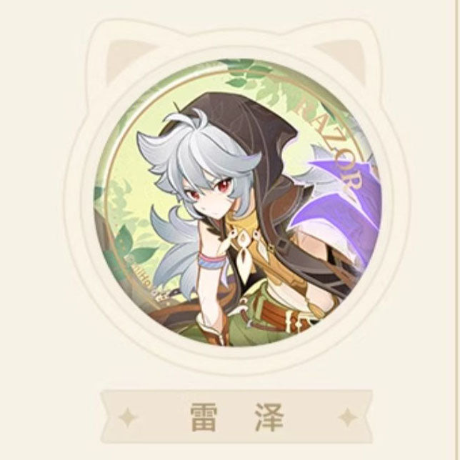 Genshin Impact Genius Invokation TCG Character Badges