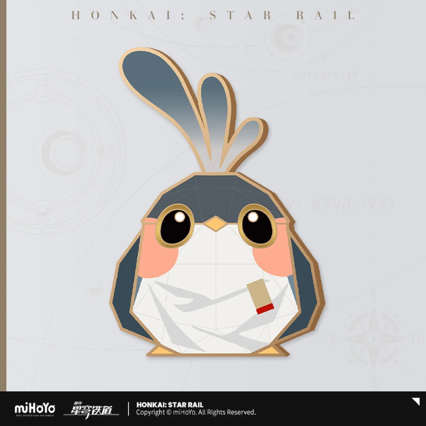 【Pre-Order】Honkai: Star Rail - Origami Bird Clash Series Metal Bookmark