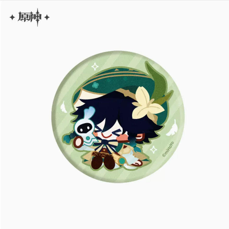 Genshin Impact Fabric Chibi Badge