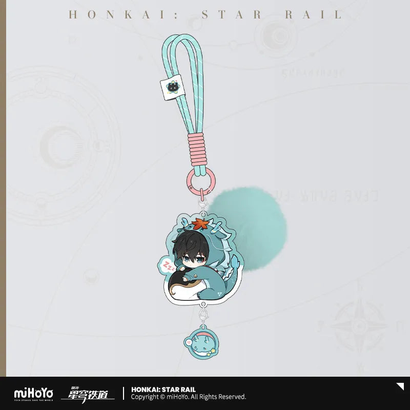 【Pre-Order】Honkai: Star Rail - Boys' Dormitory Series Chibi Characte Acrylic Keychain