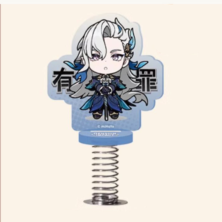 Genshin Impact Fontaine Character Chibi Spring Standee