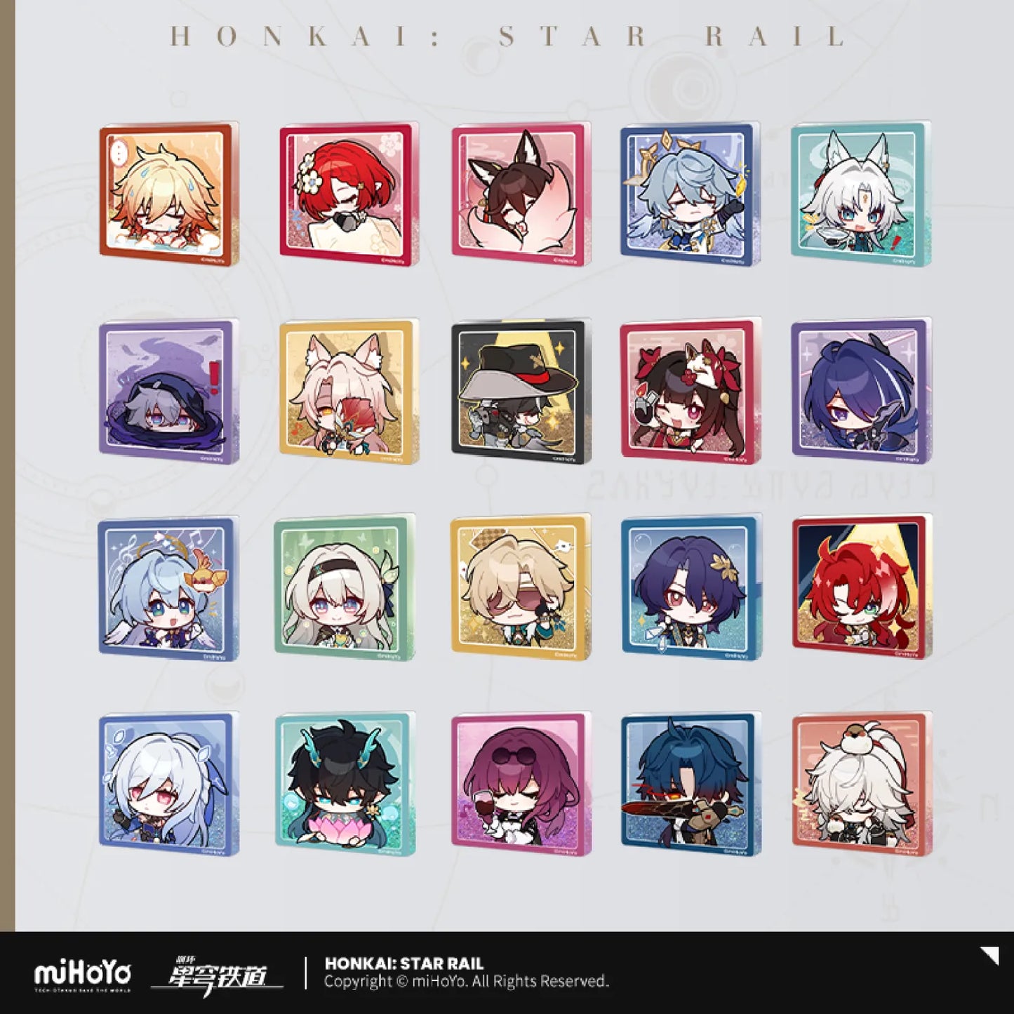 Honkai: Star Rail - Pom-Pom Gallery Quicksand Acrylic Fridge Magnet